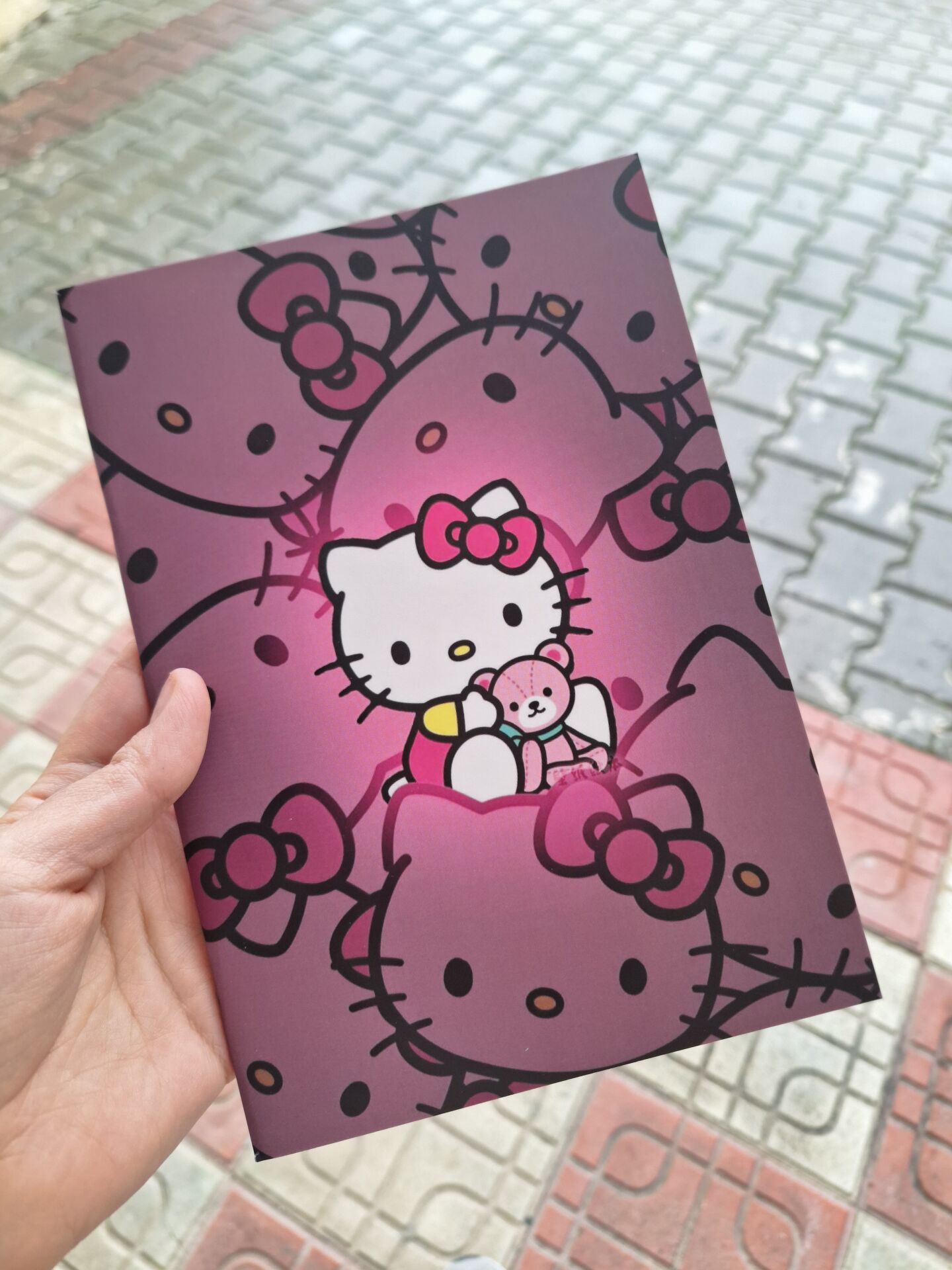 A5 Işıltılı Hello Kitty Baskılı Defter
