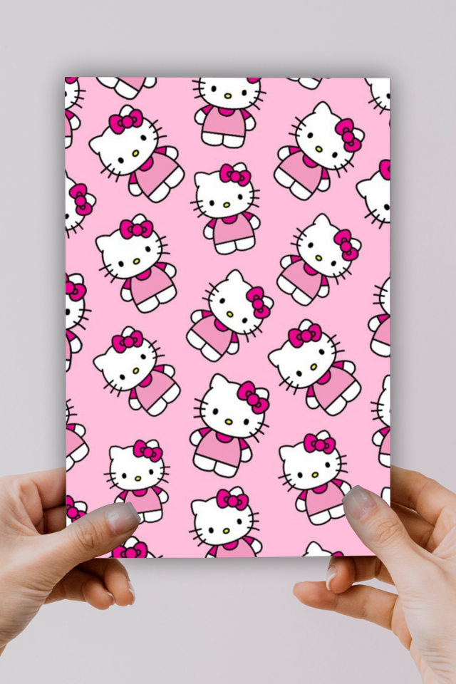 A5 Kolaj Cute Hello Kitty Baskılı Defter