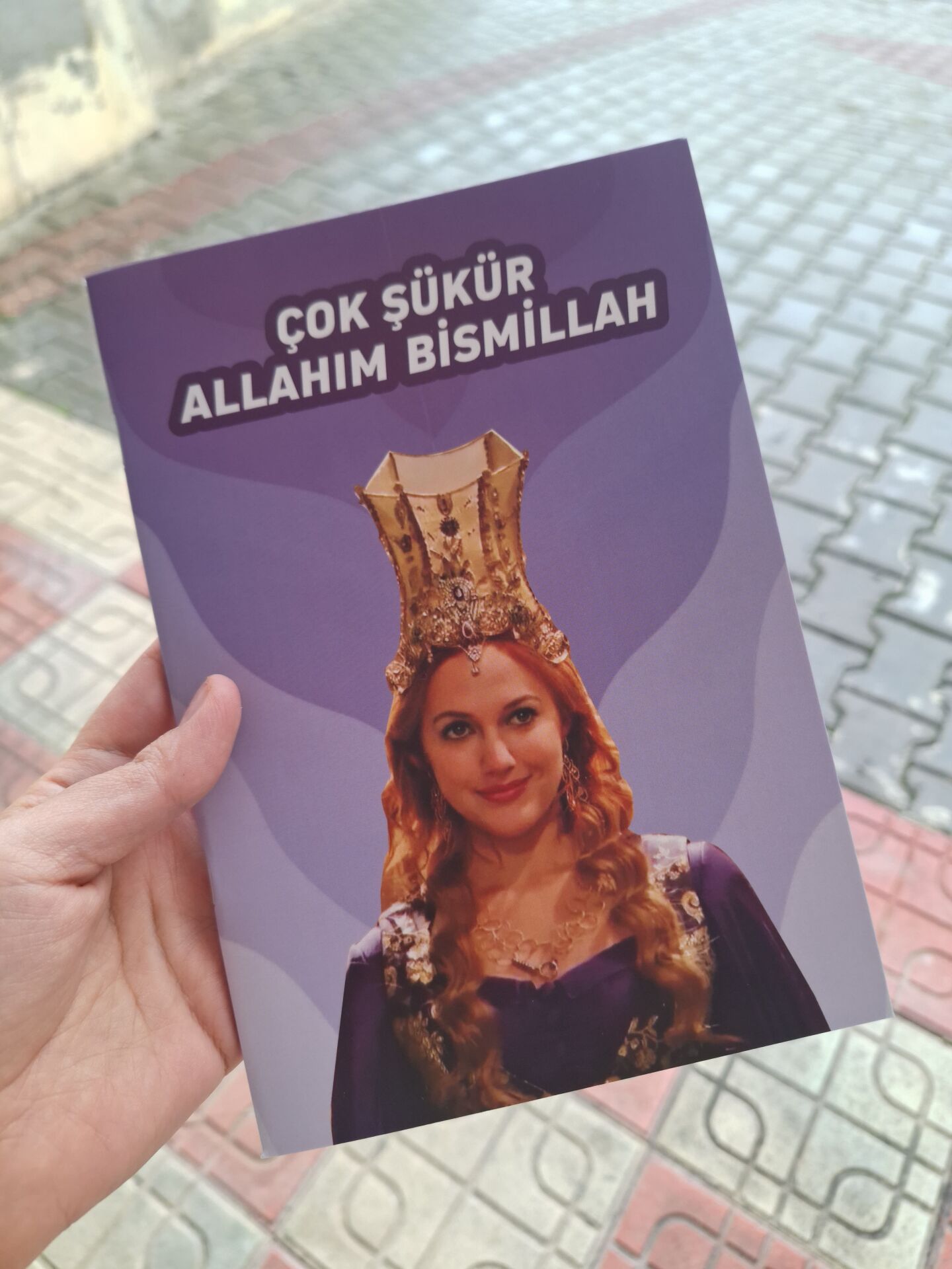 A5 Çok Şükür Hürrem Sultan Baskılı Defter