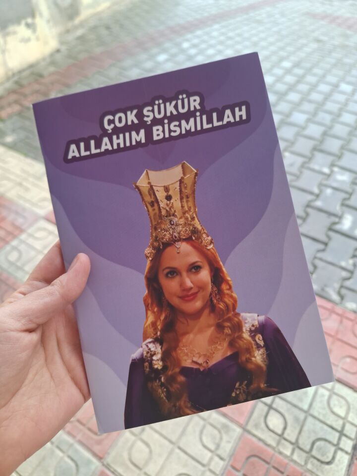 A5 Çok Şükür Hürrem Sultan Baskılı Defter