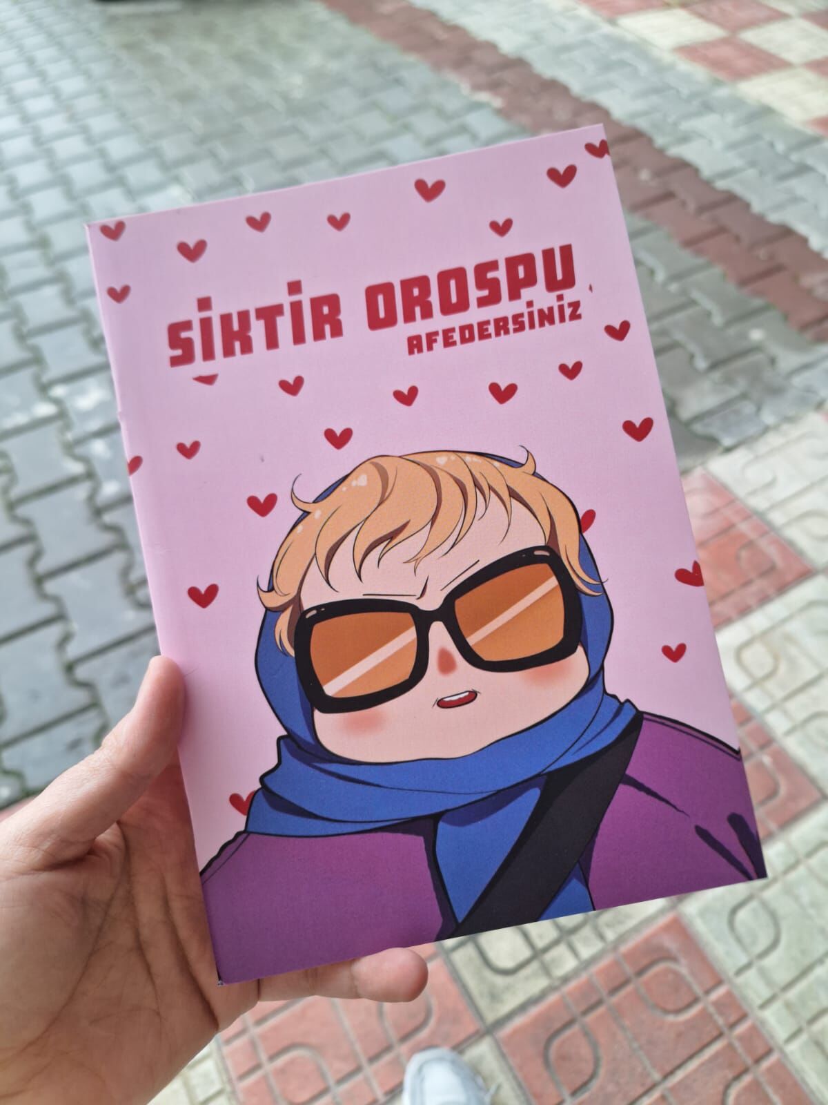 A5 Siktir Orospu Teyze Afedersiniz Baskılı Defter