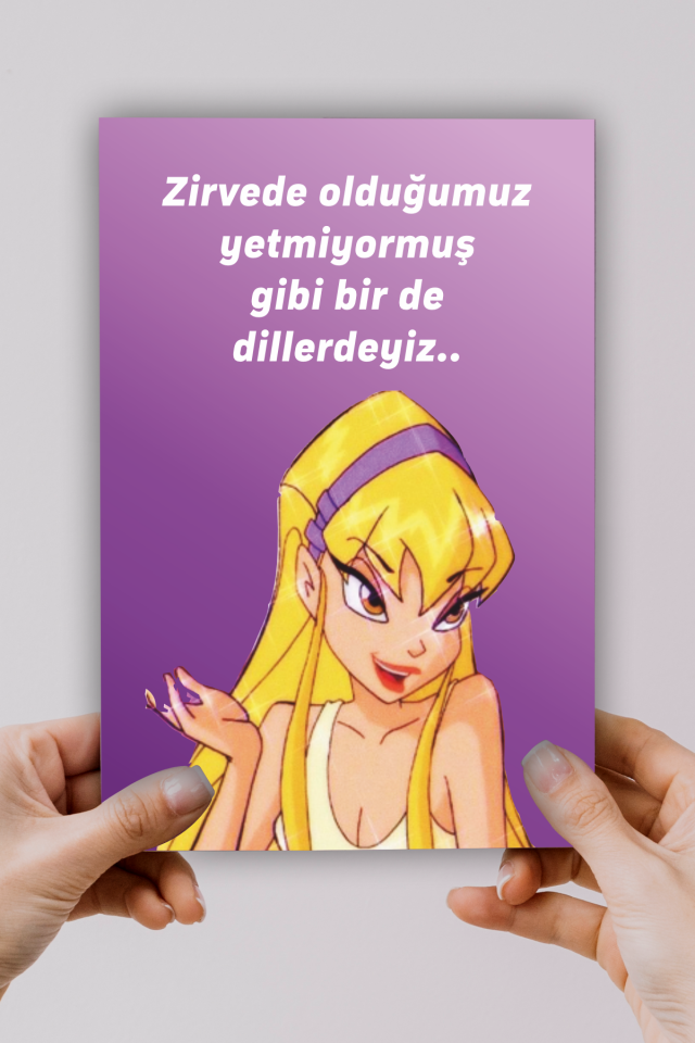 A5 Zirve Stella Winx Baskılı Defter