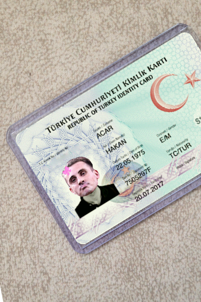 Fiyonklu Kerem Aktürkoğlu Kimlik Kılıfı - Ehliyet, Nufüs Cüzdanı, Okul Kartı, Akbil Kılıfı