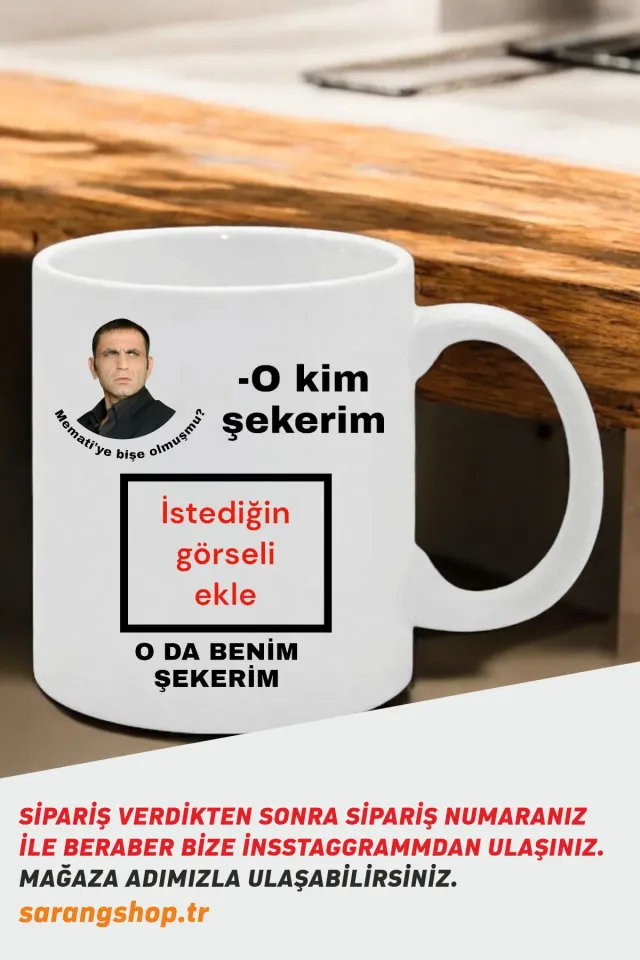 Memati Kişiye Özel Fotoğraf Baskılı Kupa Bardak
